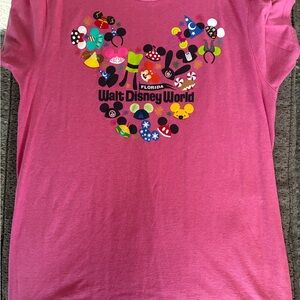 Disney Men Tee with Colorful Mickey Design